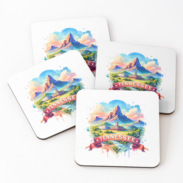 Item preview, ✨Retro US State Watercolor Maps – Tennessee - Unique Travel Art T-Shirts, Mugs, Stickers & More designed and sold by artedigital99.