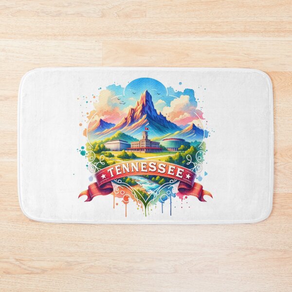 Item preview, ✨Retro US State Watercolor Maps – Tennessee - Unique Travel Art T-Shirts, Mugs, Stickers & More designed and sold by artedigital99.