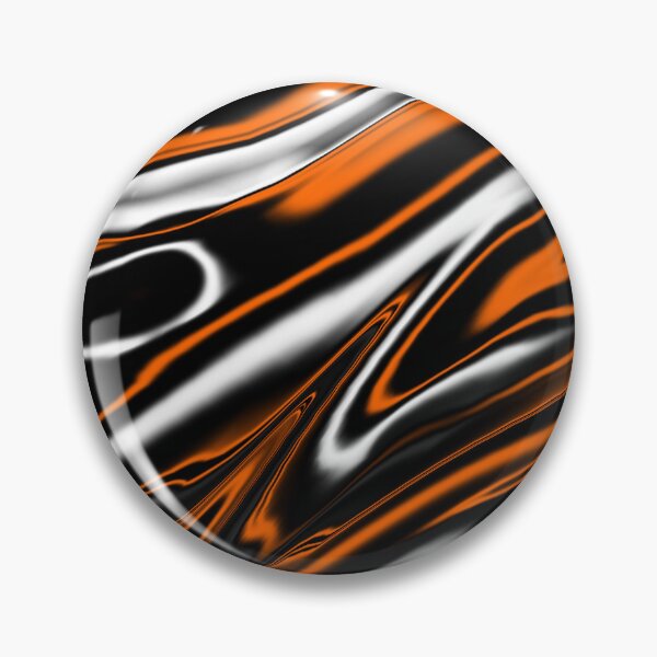 Item preview, Abstract black, white, and orange design. designed and sold by TIPPYpandaBABY.