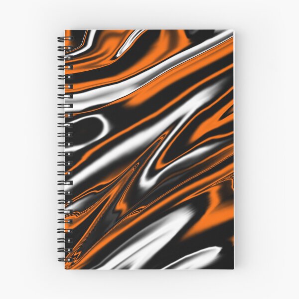 Item preview, Abstract black, white, and orange design. designed and sold by TIPPYpandaBABY.