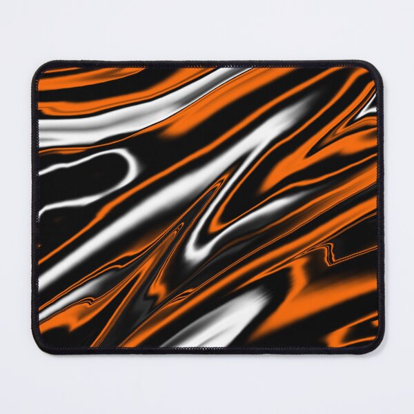 Item preview, Abstract black, white, and orange design. designed and sold by TIPPYpandaBABY.