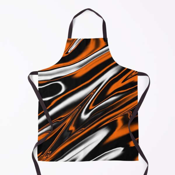 Item preview, Abstract black, white, and orange design. designed and sold by TIPPYpandaBABY.