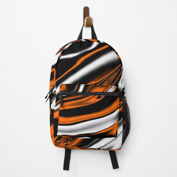 Item preview, Abstract black, white, and orange design. designed and sold by TIPPYpandaBABY.
