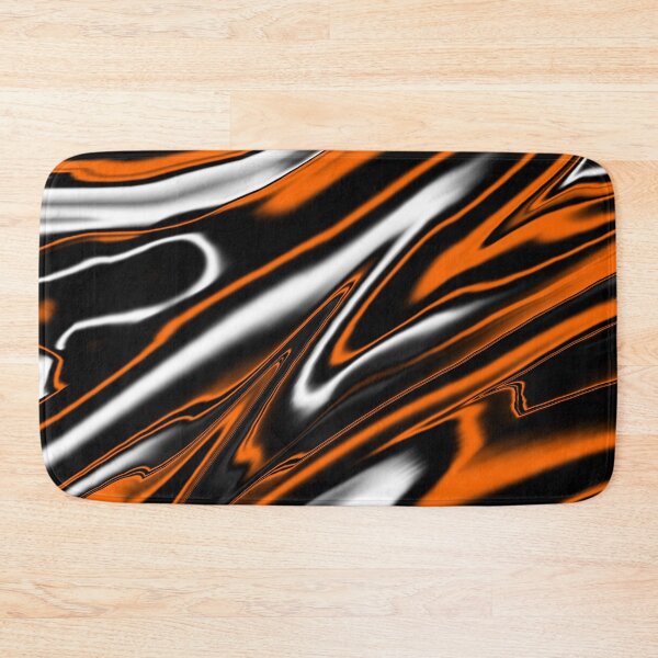 Item preview, Abstract black, white, and orange design. designed and sold by TIPPYpandaBABY.