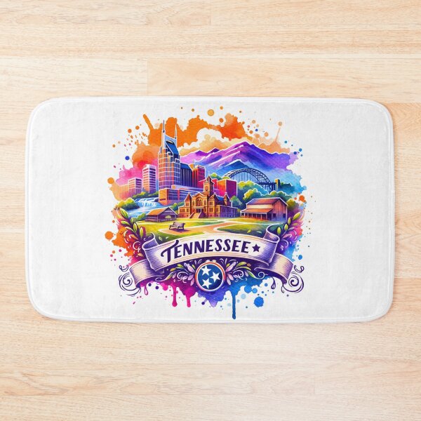 Item preview, ✨Retro US State Watercolor Maps – Tennessee - Unique Travel Art T-Shirts, Mugs, Stickers & More designed and sold by artedigital99.
