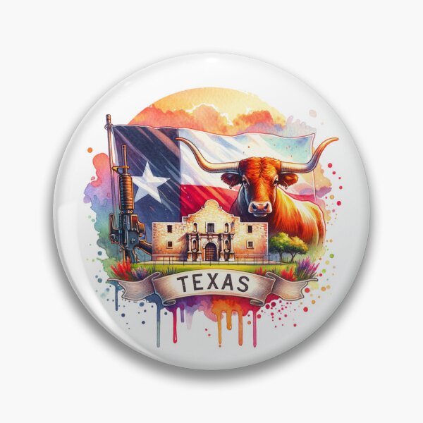 Item preview, ✨Retro US State Watercolor Maps – Texas - Unique Travel Art T-Shirts, Mugs, Stickers & More designed and sold by artedigital99.