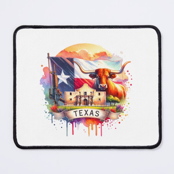 Item preview, ✨Retro US State Watercolor Maps – Texas - Unique Travel Art T-Shirts, Mugs, Stickers & More designed and sold by artedigital99.