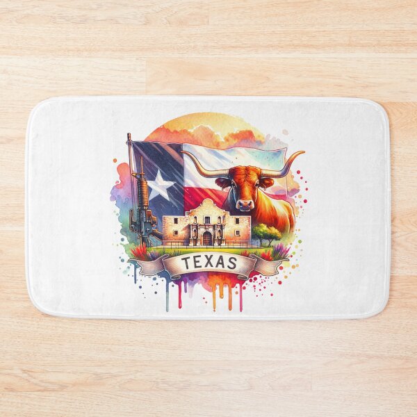 Item preview, ✨Retro US State Watercolor Maps – Texas - Unique Travel Art T-Shirts, Mugs, Stickers & More designed and sold by artedigital99.
