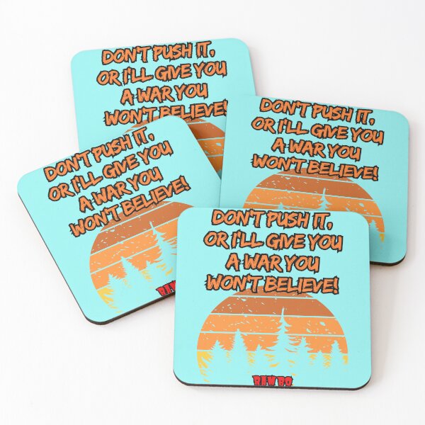 Item preview, Rambo, First Blood, Quote designed and sold by MountainAndSea.