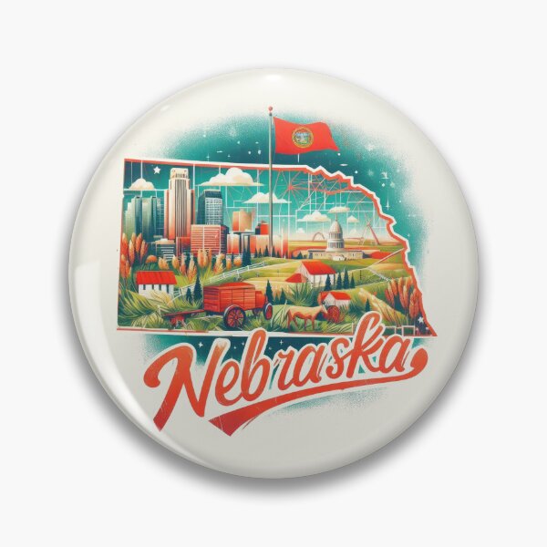 Item preview, NEBRASKA United States of America, artistic shape designed and sold by Margival.