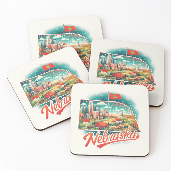 Item preview, NEBRASKA United States of America, artistic shape designed and sold by Margival.