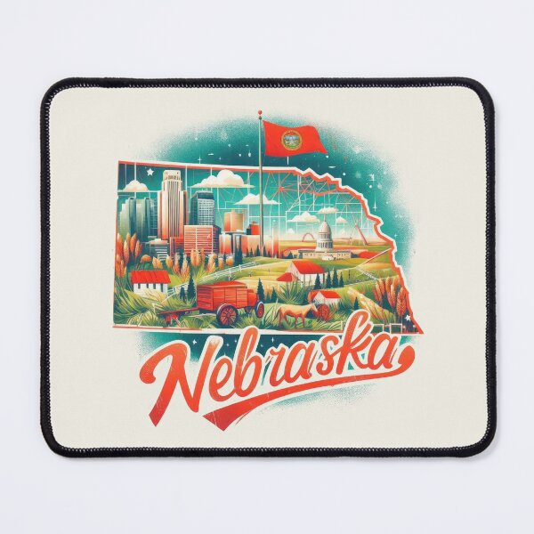 Item preview, NEBRASKA United States of America, artistic shape designed and sold by Margival.