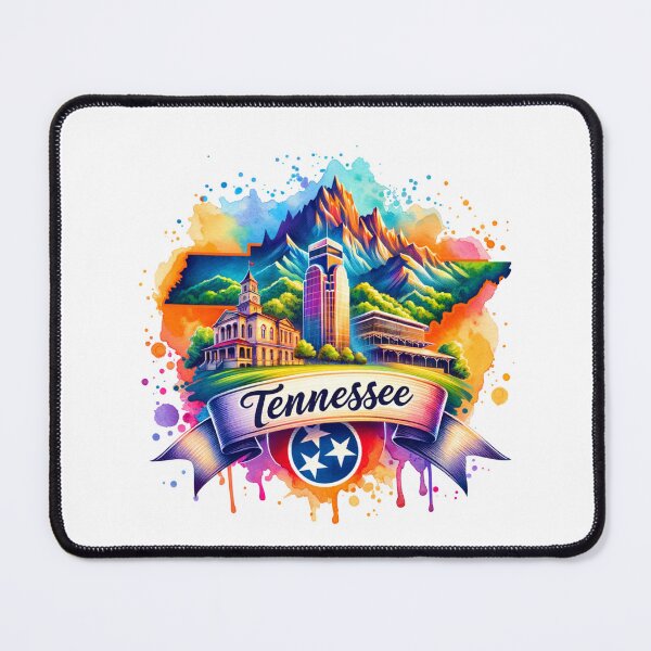 Item preview, ✨Retro US State Watercolor Maps - Teennessee - Unique Travel Art T-Shirts, Mugs, Stickers & More designed and sold by artedigital99.