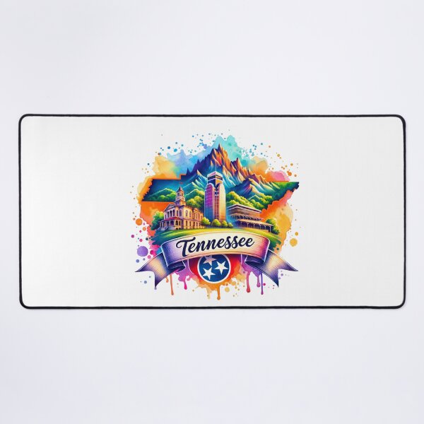 Item preview, ✨Retro US State Watercolor Maps - Teennessee - Unique Travel Art T-Shirts, Mugs, Stickers & More designed and sold by artedigital99.