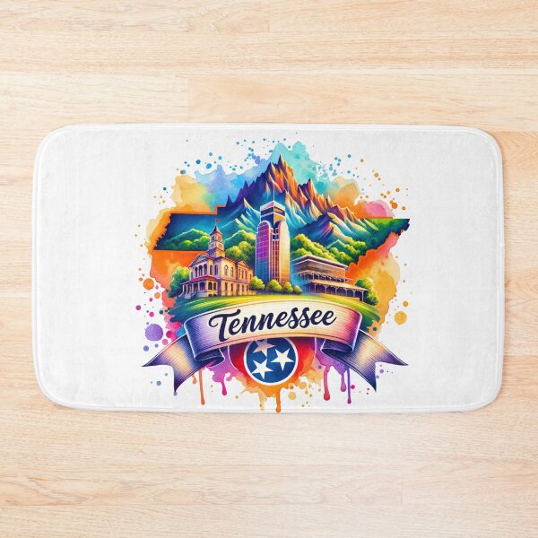Item preview, ✨Retro US State Watercolor Maps - Teennessee - Unique Travel Art T-Shirts, Mugs, Stickers & More designed and sold by artedigital99.