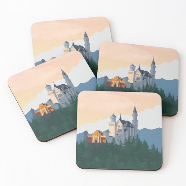 Item preview, Neuschwanstein Castle designed and sold by Meg's Sketchbook.