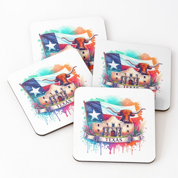Item preview, ✨Retro US State Watercolor Maps – Texas - Unique Travel Art T-Shirts, Mugs, Stickers & More designed and sold by artedigital99.