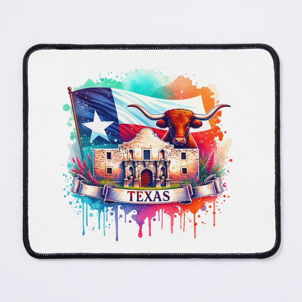 Item preview, ✨Retro US State Watercolor Maps – Texas - Unique Travel Art T-Shirts, Mugs, Stickers & More designed and sold by artedigital99.