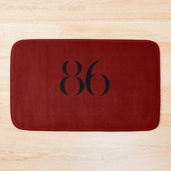 Item preview, 86, eighty-six, black, quake designed and sold by Numbers-Art.