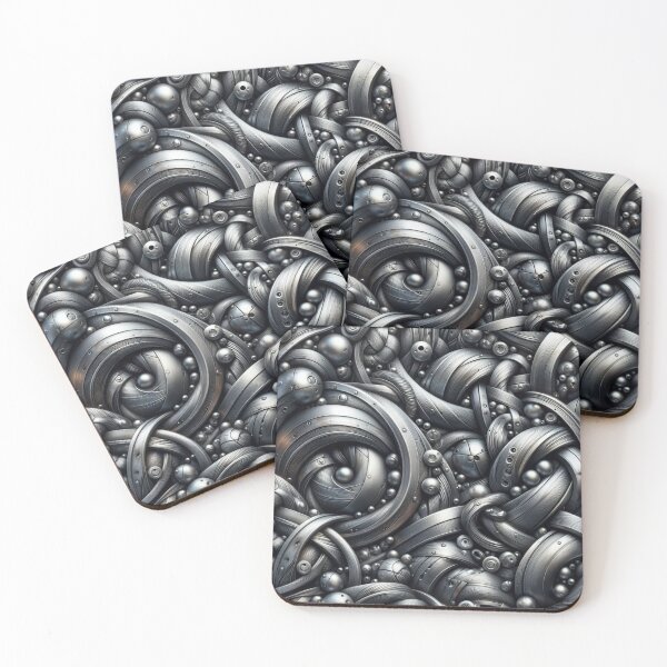 Item preview, Brushed Metal Knots 8 designed and sold by Sybille-Yates.