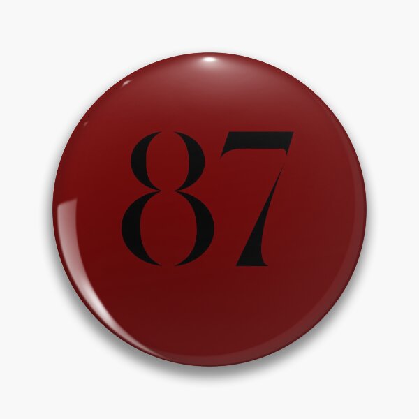 Item preview, 87, eighty-seven, black, quake designed and sold by Numbers-Art.