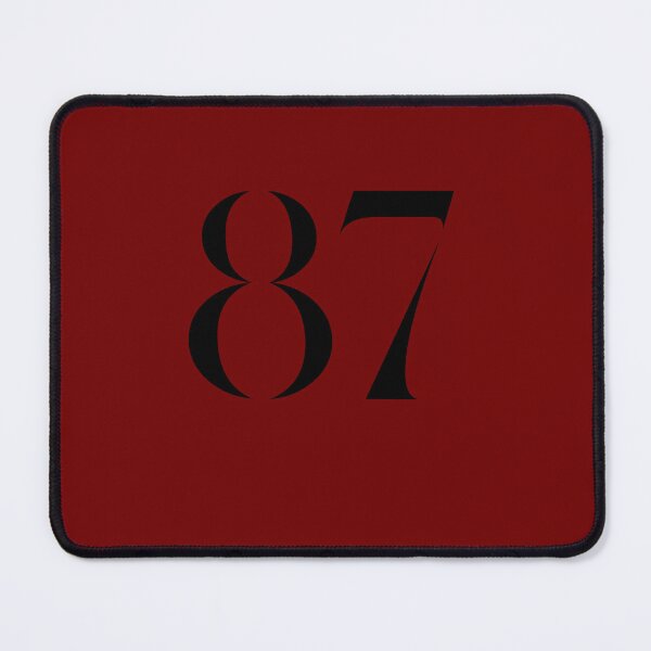 Item preview, 87, eighty-seven, black, quake designed and sold by Numbers-Art.