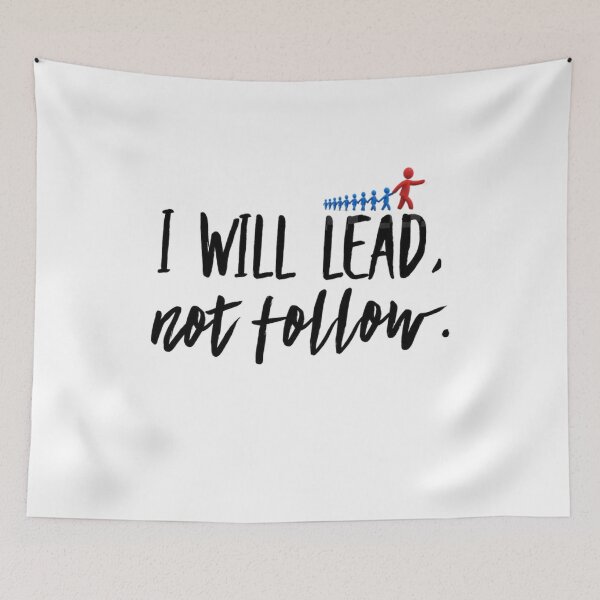 Item preview, Tony Robbins Motivation - I will lead, not follow. designed and sold by pinkycherry.