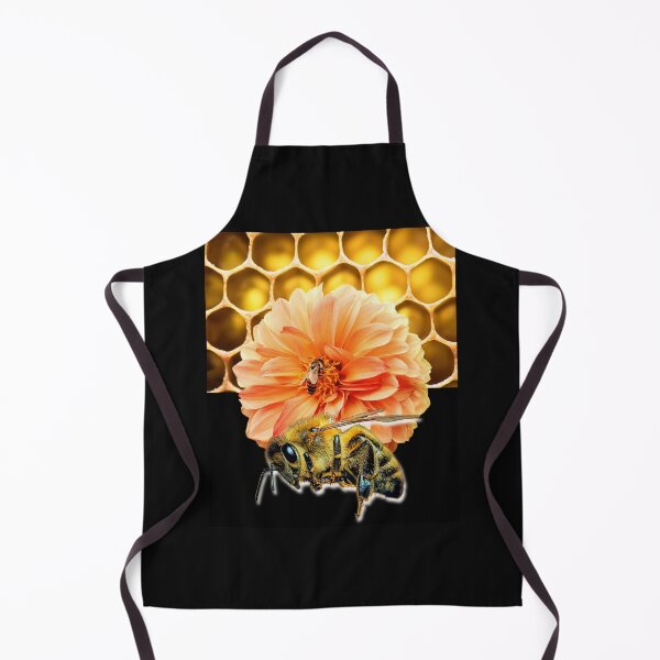 Item preview, Honeybee With Comb & Flower Colorful Design designed and sold by EarthArtDesigns.