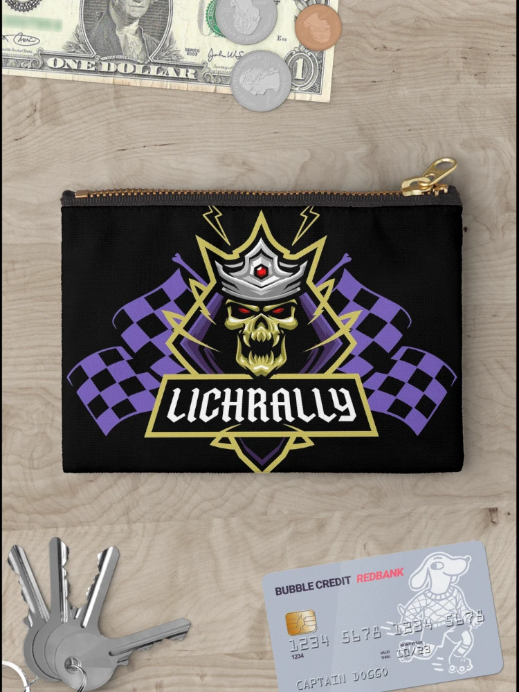 Thumbnail 3 of 4, Zipper Pouch, Literally a Lich Rally designed and sold by Yue Miko.
