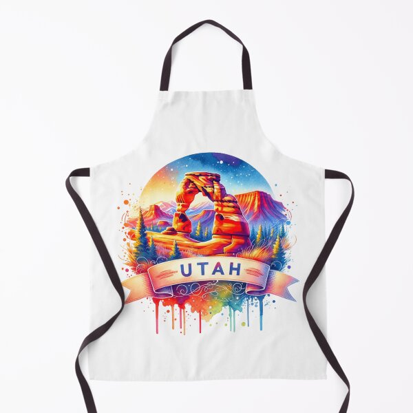 Item preview, ✨Retro US State Watercolor Maps – Utah - Unique Travel Art T-Shirts, Mugs, Stickers & More designed and sold by artedigital99.