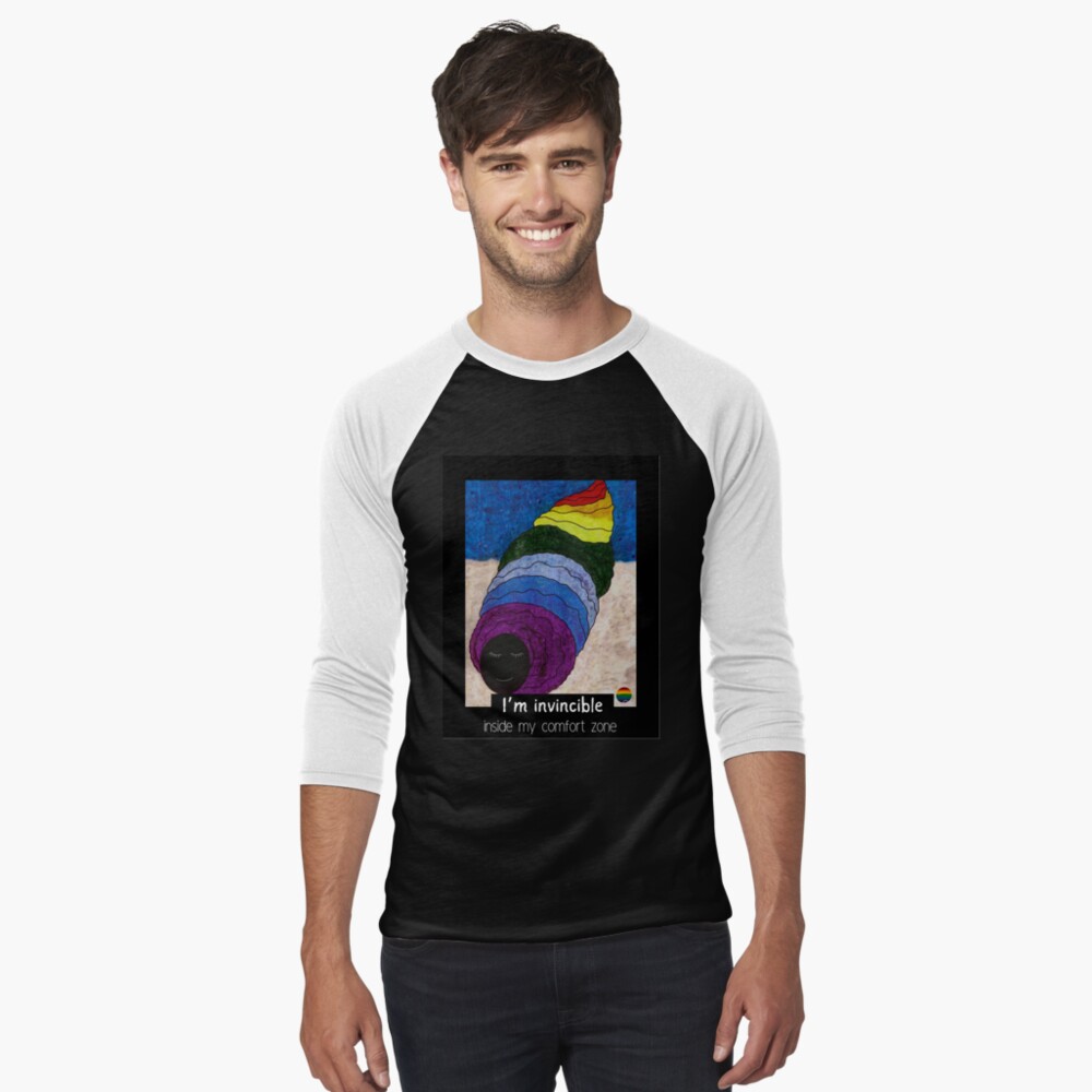 Item preview, Baseball ¾ Sleeve T-Shirt designed and sold by adzik.