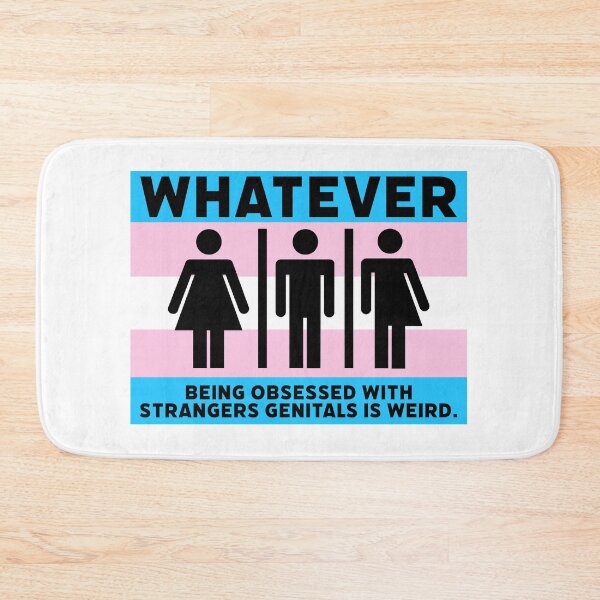 Item preview, Unconventional bathroom sign designed and sold by Rachel the Artist .