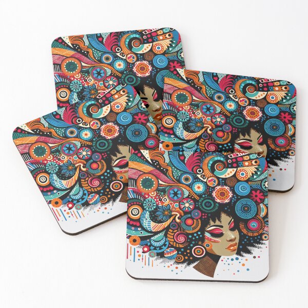 Item preview, Afro-Tribal Face Style designed and sold by Indoni.