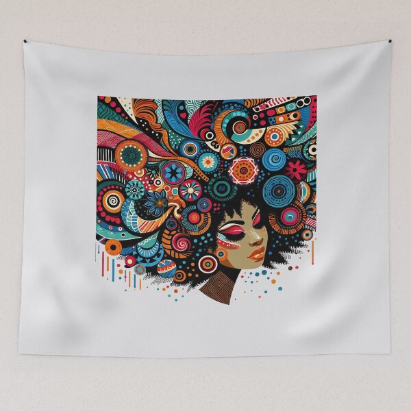 Item preview, Afro-Tribal Face Style designed and sold by Indoni.