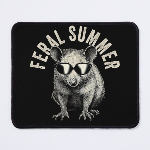 Item preview, Feral Opossum Summer T-Shirt designed and sold by Extra Rice Tees.