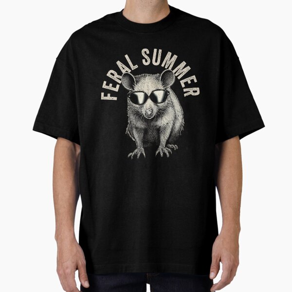 Item preview, Feral Opossum Summer T-Shirt  designed and sold by Extra Rice Tees.