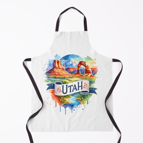 Item preview, ✨Retro US State Watercolor Maps – Utah - Unique Travel Art T-Shirts, Mugs, Stickers & More designed and sold by artedigital99.