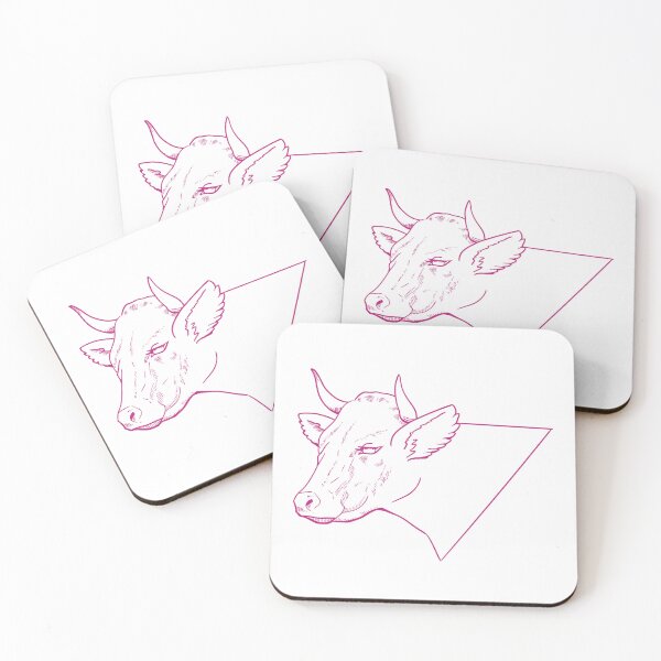 Item preview, Cow Friend (Pink) designed and sold by Oaktreeish.