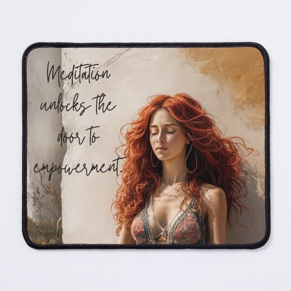 Item preview, Empowered Serenity – Bohemian Meditation Art designed and sold by IManifestArt.