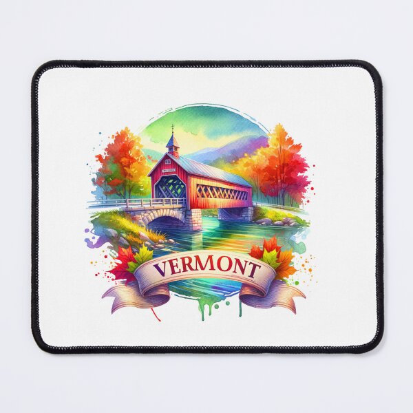 Item preview, ✨Retro US State Watercolor Maps – Vermont - Unique Travel Art T-Shirts, Mugs, Stickers & More designed and sold by artedigital99.