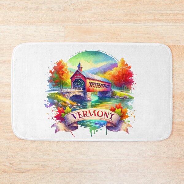Item preview, ✨Retro US State Watercolor Maps – Vermont - Unique Travel Art T-Shirts, Mugs, Stickers & More designed and sold by artedigital99.