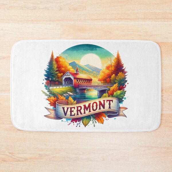 Item preview, ✨Retro US State Watercolor Maps – Vermont - Unique Travel Art T-Shirts, Mugs, Stickers & More designed and sold by artedigital99.
