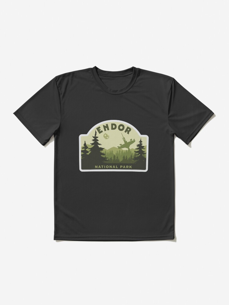 Imagen 2 de 7, Camiseta deportiva con la obra Parque Nacional Endor, diseñada y vendida por Hanneliza.