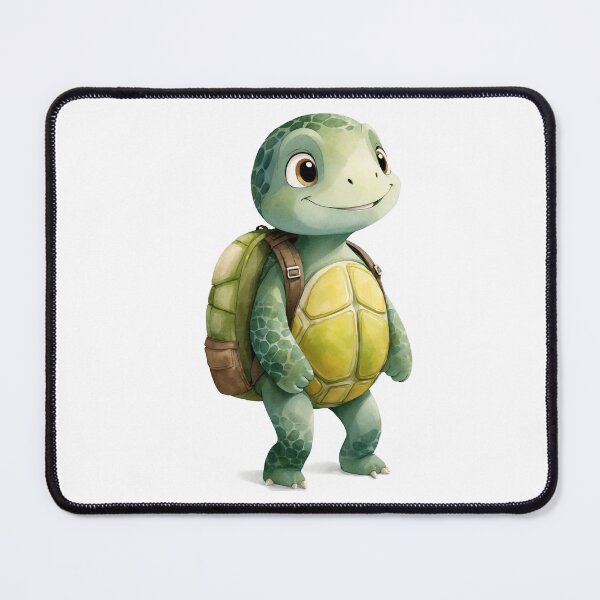 Item preview, Whimsical Watercolor Turtle Character designed and sold by Victoria Riabov.