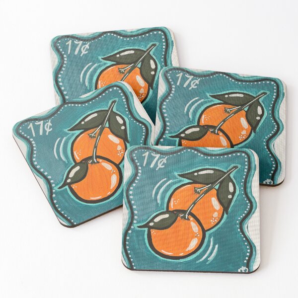 Item preview, Orange stamp designed and sold by thebravebee.