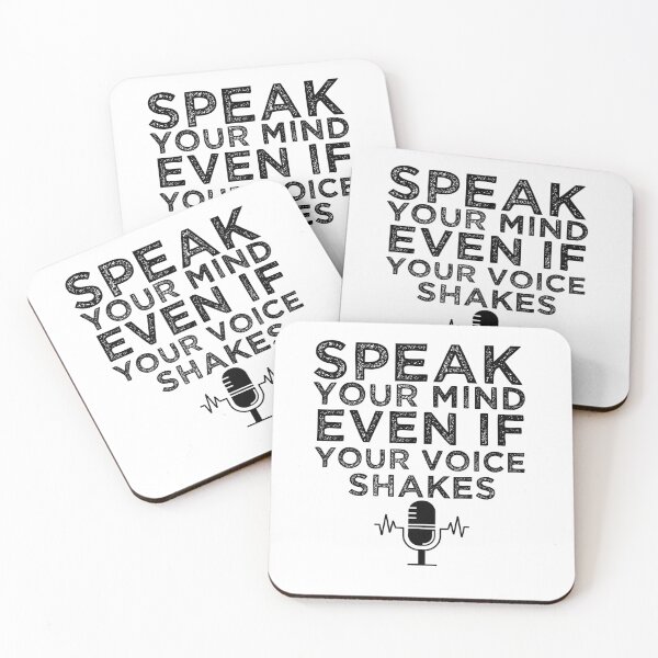 Item preview, Speak Your Mind Even If Your Voice Shakes designed and sold by belladesign7.