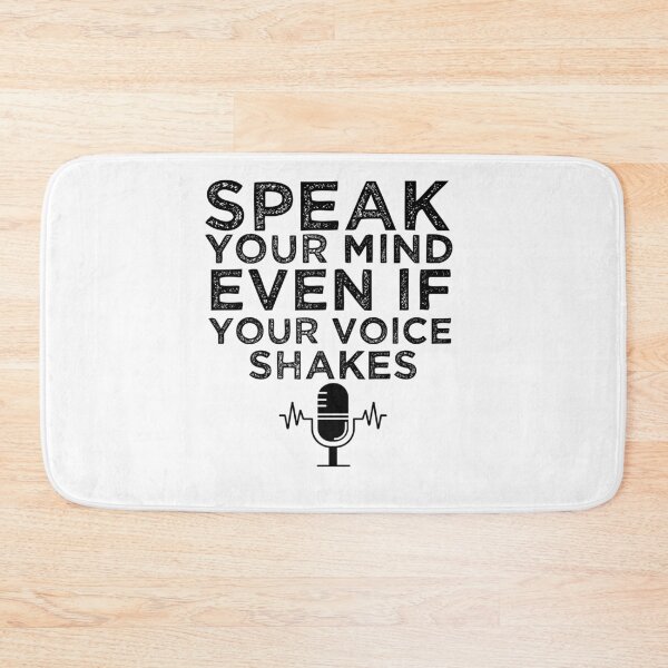 Item preview, Speak Your Mind Even If Your Voice Shakes designed and sold by belladesign7.