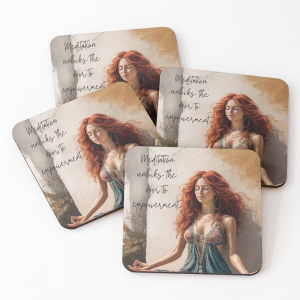 Item preview, Empowered Serenity – Bohemian Meditation Art designed and sold by IManifestArt.