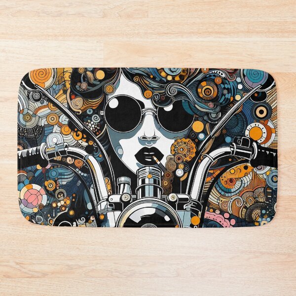 Item preview, Motorcycle Girl  designed and sold by OzzFrequency.