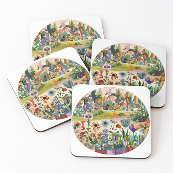 Item preview, Differences spice up life scene of flowers designed and sold by KentfieldD.
